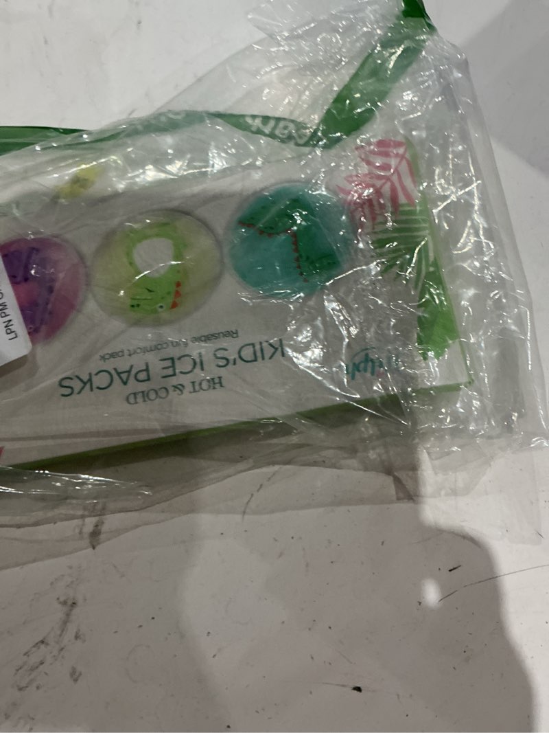Condition photo showing Good Condition for hilph kids ice packs for boo boos - fsa eligible hsa, 3 pack gel ice packs for toddlers & children injuries reusable, soft small hot & cold pack for bumps, bruises, fever, get well gifts a-3 dinosaurs