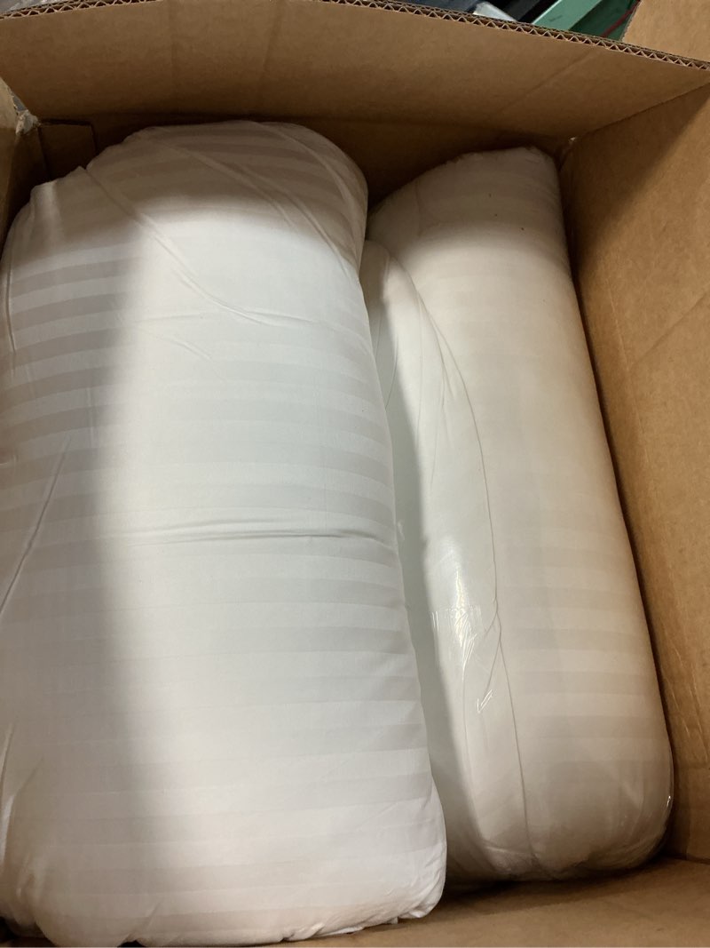 Condition photo showing Good Condition for beckham hotel collection bed pillows king size set of 2 | down alternative pillow for back, stomach or side sleepers king white