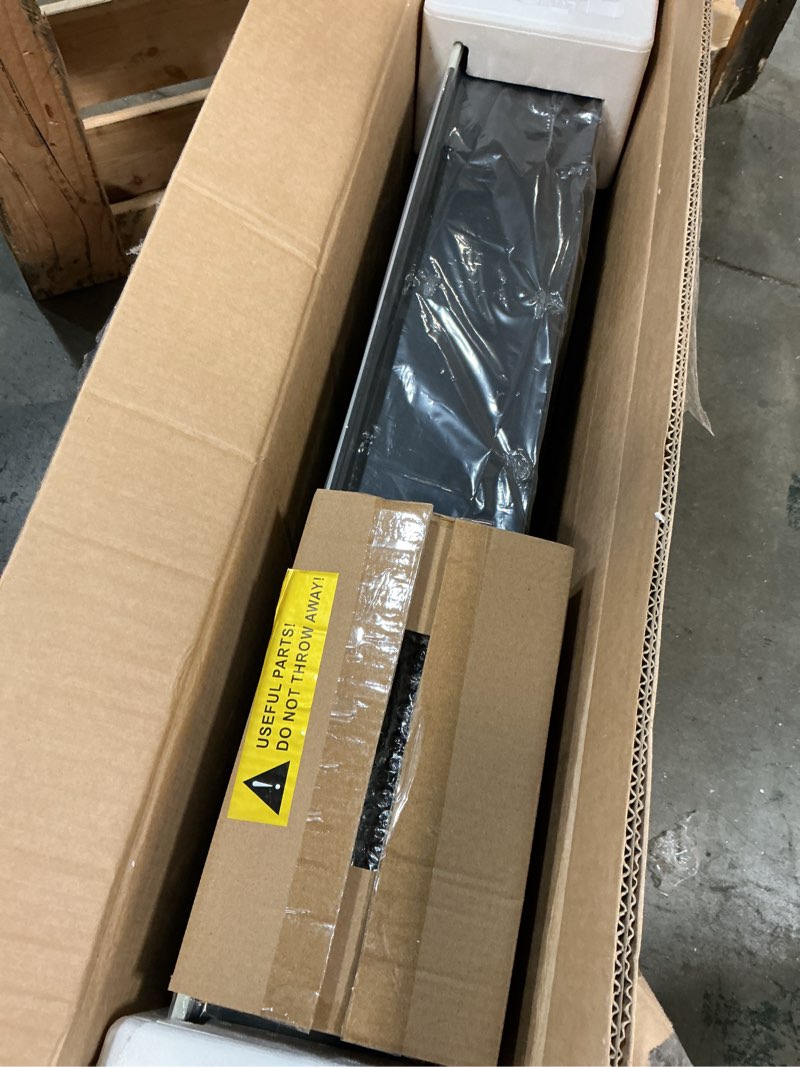 Condition photo showing Good Condition for 45 inches electric fireplace inserts, recessed and wall mounted fireplace heater, linear fireplace w/thermostat, remote & touch screen, multicolor flame, timer, log & crystal, 750w/1500w 45"