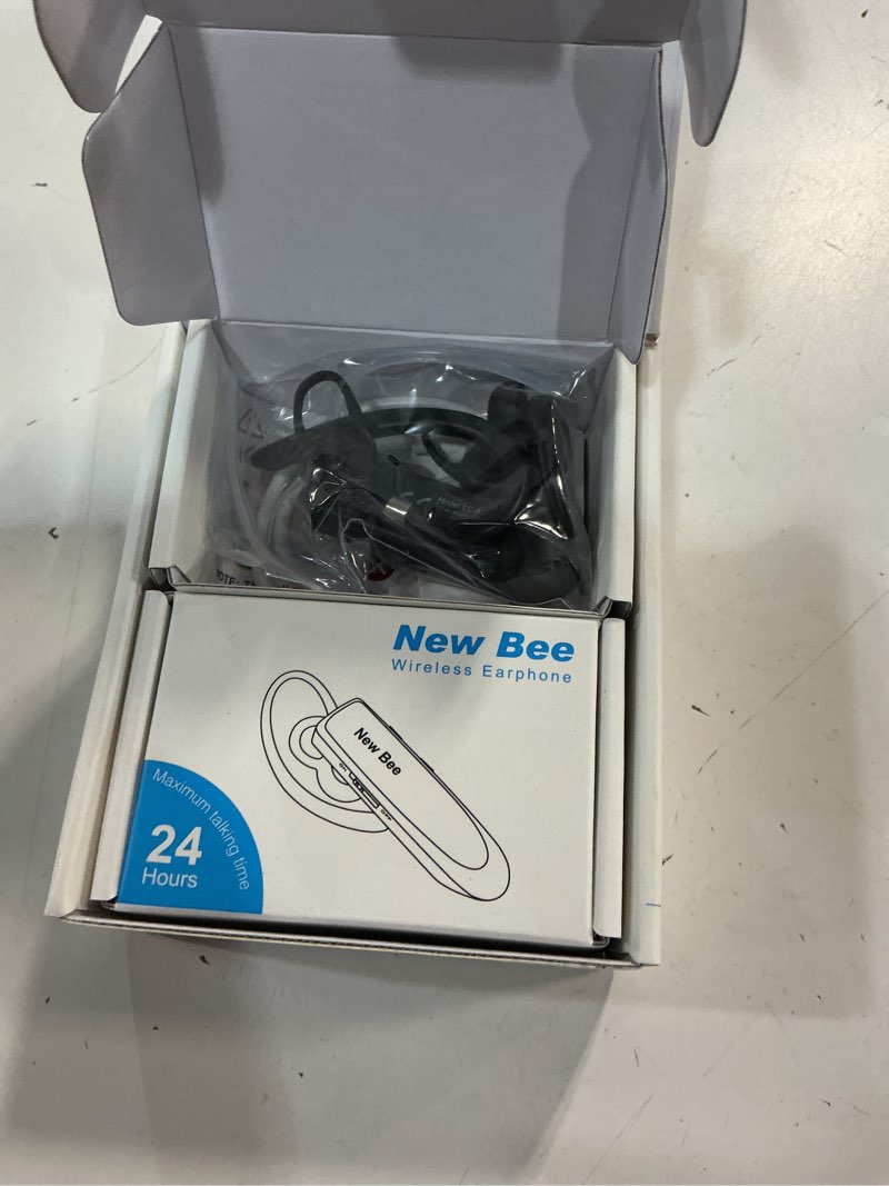 Condition photo showing Good Condition for [2 pack] bluetooth earpiece wireless handsfree headset v5.0 24 hrs driving with mic 60 days standby bluetooth headset for iphone android samsung driver black