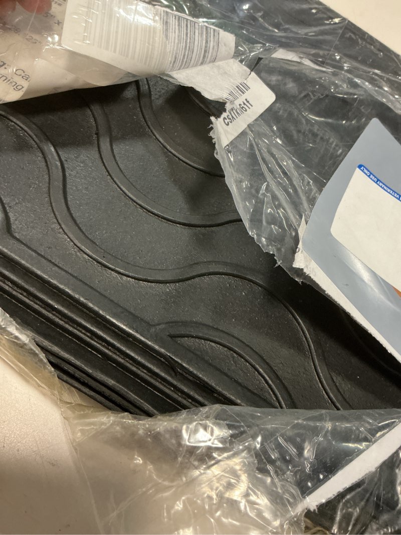 Condition photo showing Good Condition for rubber-cal waves rubber stair mats - 9.75" x 29.125" - 6 pack