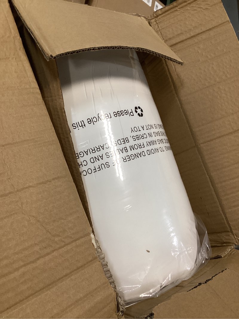 Condition photo showing New/Like New for Serta Down Illusion Soft Hypoallergenic Medium/Firm Bed Pillows for Side, Stomach or Back Sleepers (2 Pack), King, White White King Medium/Firm