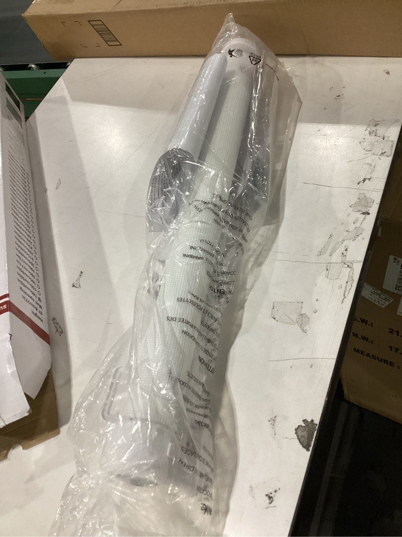 Condition photo showing As Is for White mesh partition 55”