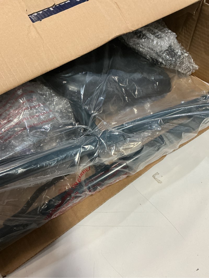 Condition photo showing Good Condition for Medline Superlight Folding Aluminum Mobility Rollator Walker, Smoky Blue, 250 lb. Weight Capacity, 6" Wheels, Adjustable Arms and Seat, Foldable Rolling Walker for Seniors Smokey Blue