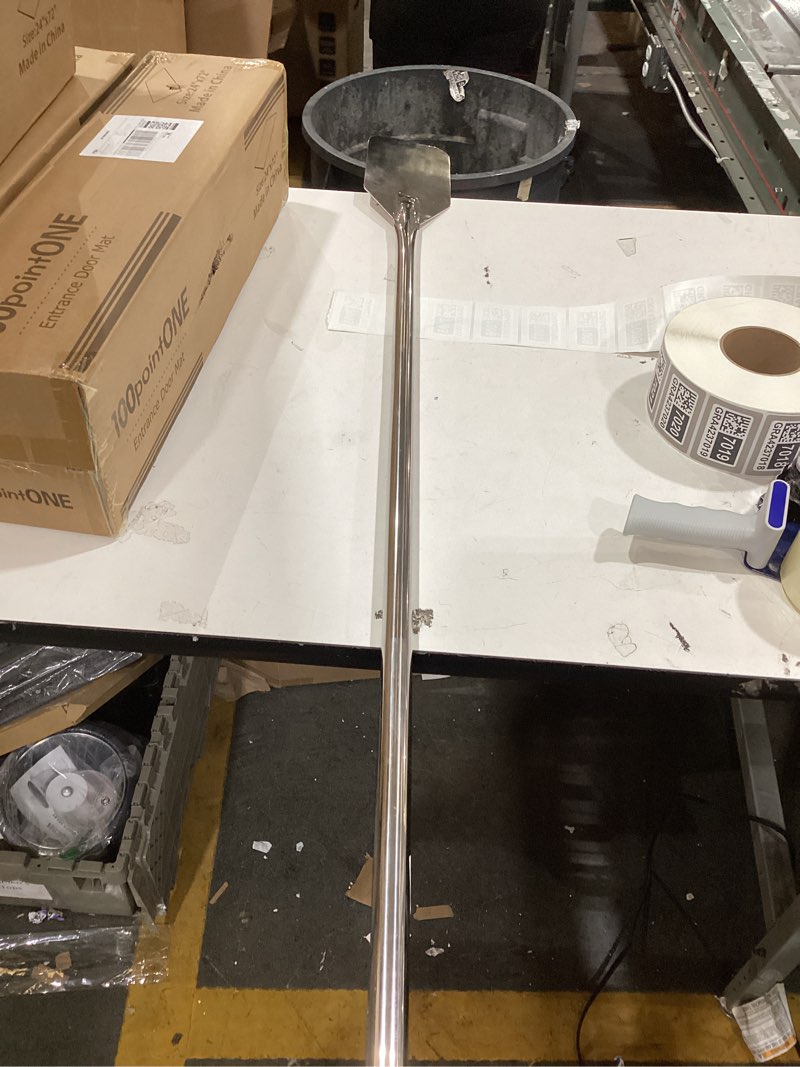 Condition photo showing Good Condition for Stainless Steel Mixing Paddle - Heavy-Duty Long Stir Paddle for Large Batch Cooking, Crawfish Boil, Seafood, Shrimp, Crab, Stews, Soups, Stock Pots and Home Use (48-inch Paddle)