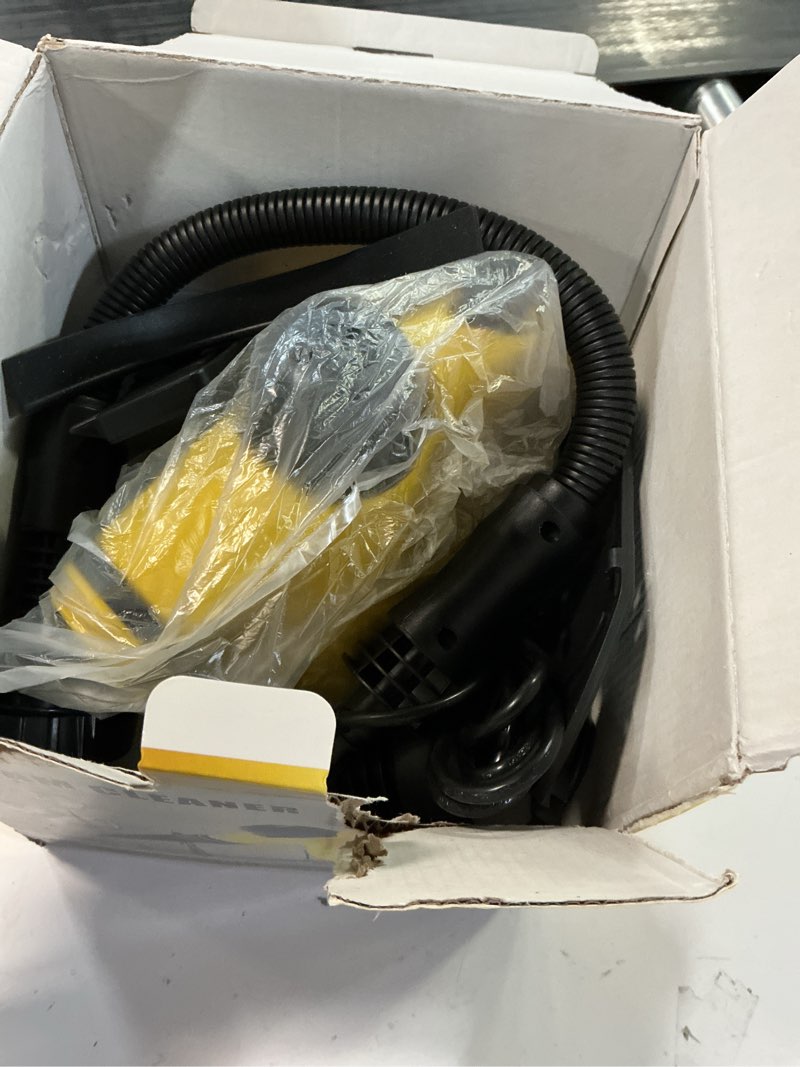 Condition photo showing As Is for Handheld Steam Cleaner - Multipurpose Pressurized Steamer, Fast Heat w/ 9.18FT Cord - Chemical-Free Steam Cleaner for Home, Grout, Cars, Bathrooms, Upholstery, Windows & More