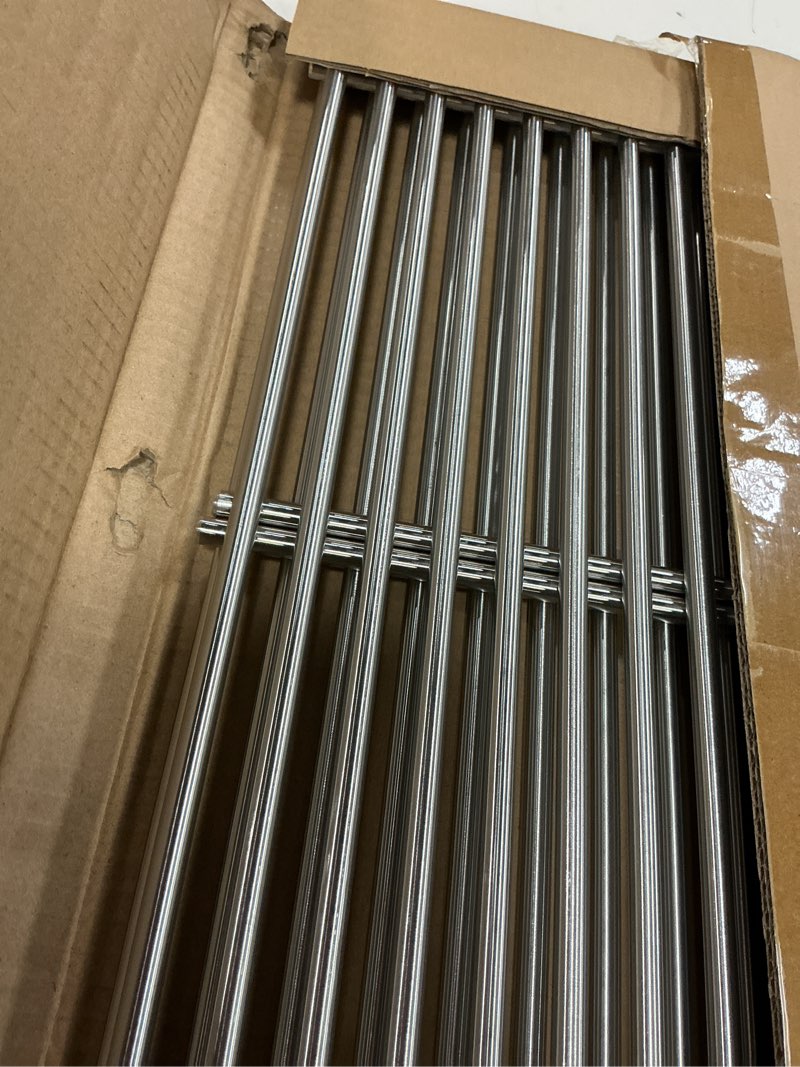 Condition photo showing Good Condition for 7528(2-pack) 19 1/2" 9mm stainless steel cooking grates parts for weber genesis e-310 e-320 e-330 s-310 s-320 s-330 ep-320 esp-310 esp-320 gas grills,dcs and uniflame gas grill models