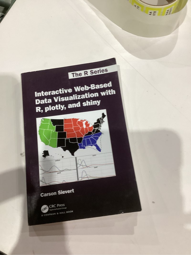 Condition photo showing Good Condition for Interactive Web-Based Data Visualization with R, plotly, and shiny (Chapman & Hall/CRC The R Series)