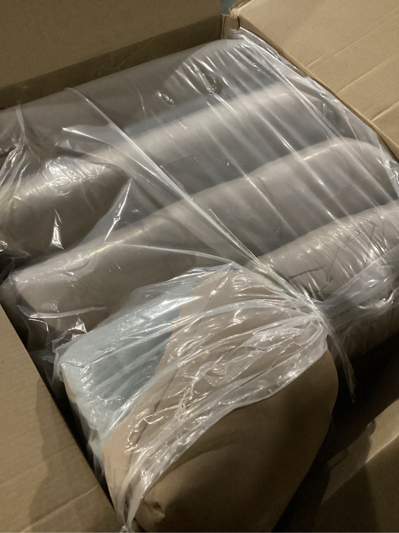 Condition photo showing New/Like New for eheyciga memory foam xl dog bed for xlarge sized, extra large orthopedic dog sofa with sides and waterproof liner, washable bolster pet bed couch with removable cover, 42x30x7.5 inch, brown 42x30x7.5 brown