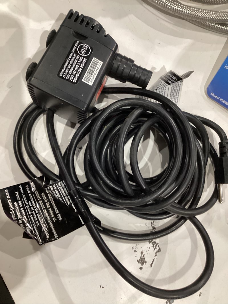 Condition photo showing As Is for smartpond 300 -gph submersible corded electric fountain pump