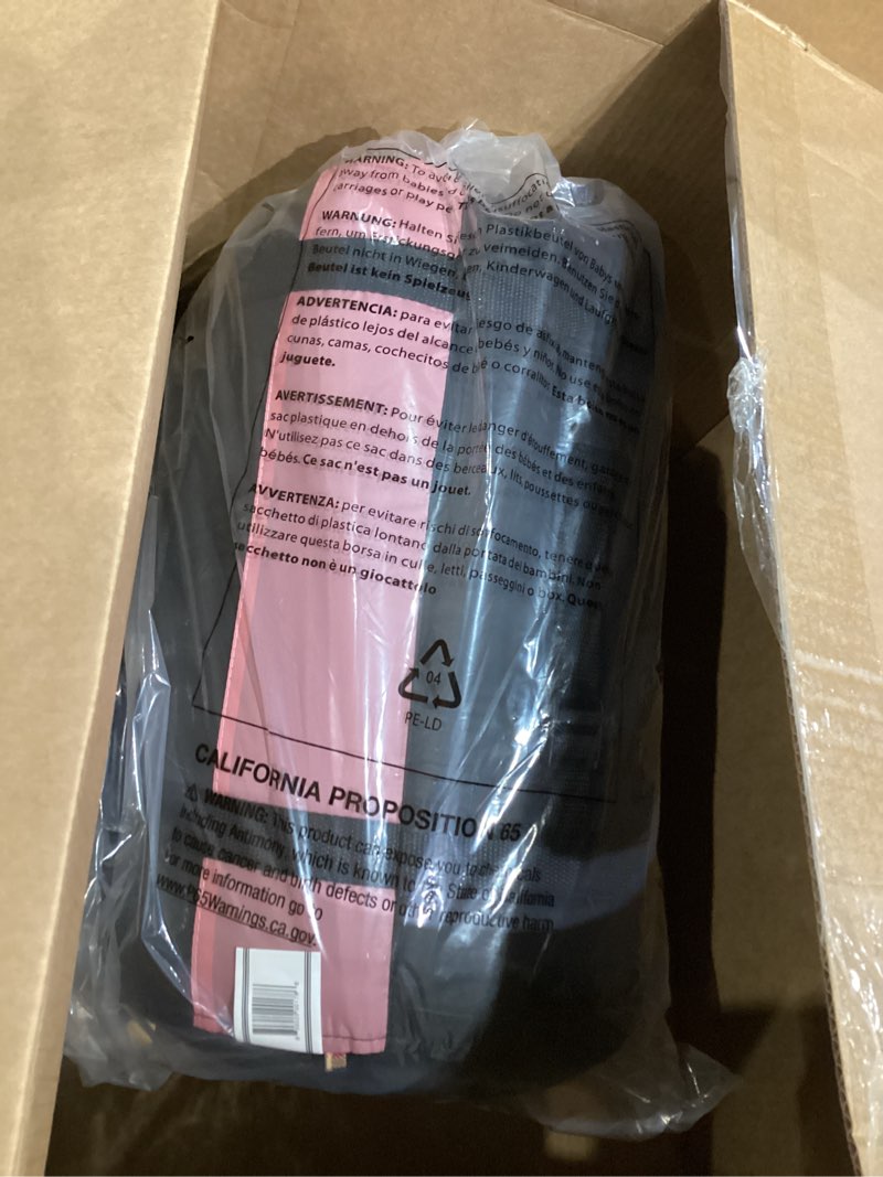 Condition photo showing Good Condition for Teton Celsius Regular, 25F, 20F, 0F Degree Sleeping Bags, All Weather Bag for Adults and Kids, Camping Made Easy and Warm, Travel Sack Included Brown & Pink Regular 0f