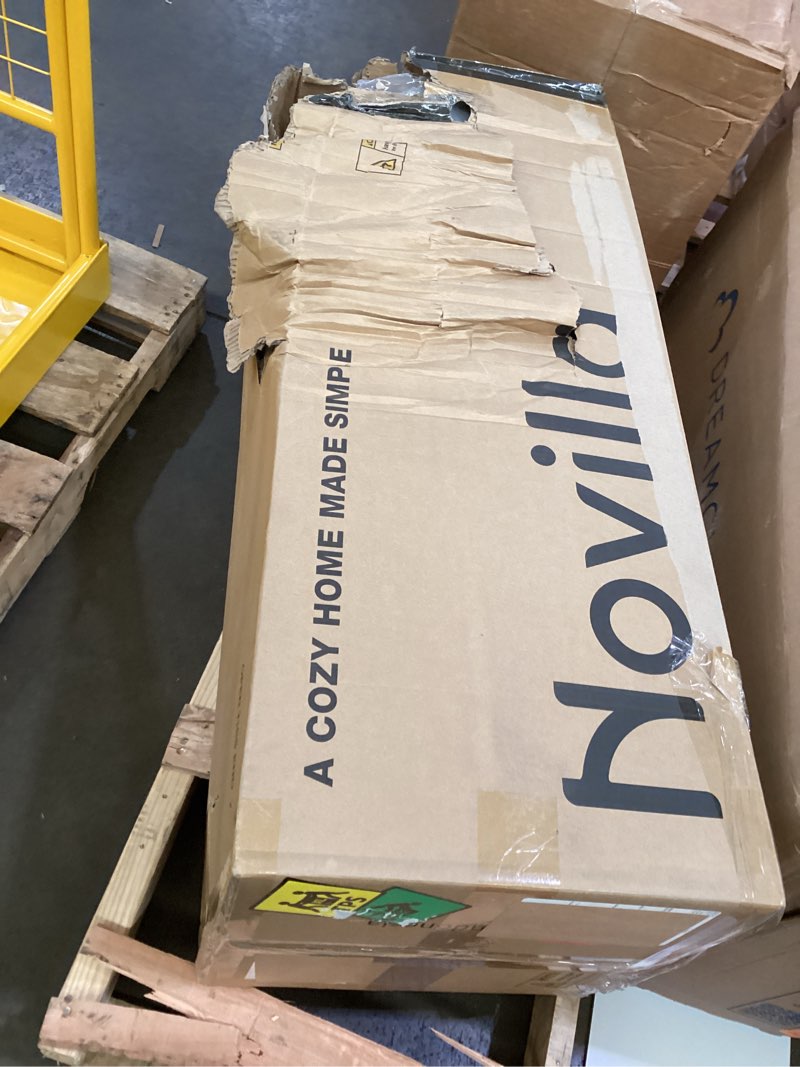 Condition photo showing Good Condition for Novilla AiryFlow 12 Inch King Mattress, King Size Gel Memory Foam Mattress for Cool Night & Spinal A