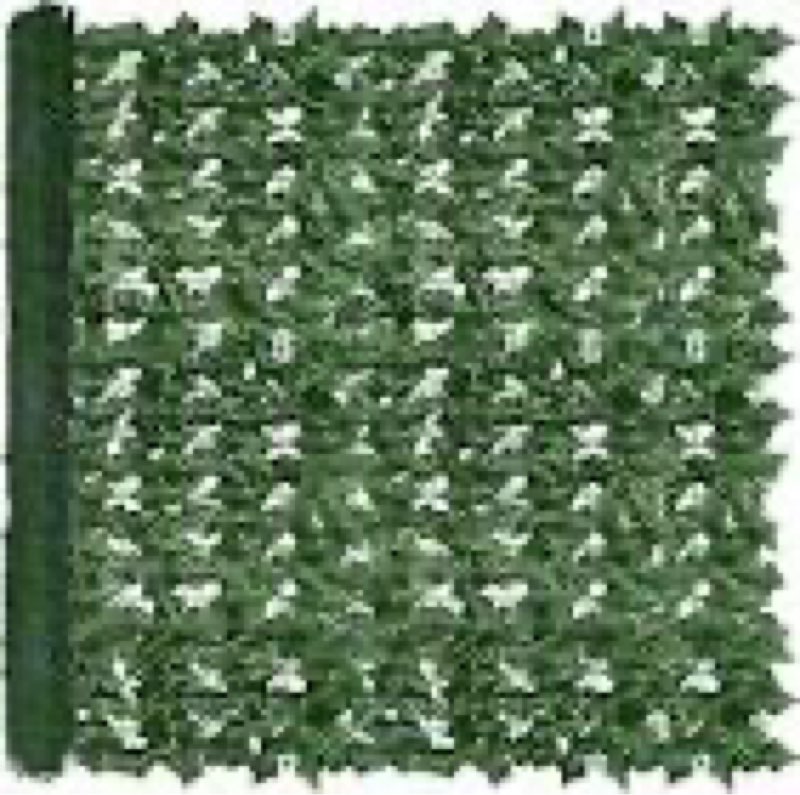 ODTORY Artificial Ivy Privacy Fence Wall Screen, 48x120 in UV-Anti Faux Greenery Backdrop Ivy Vine L