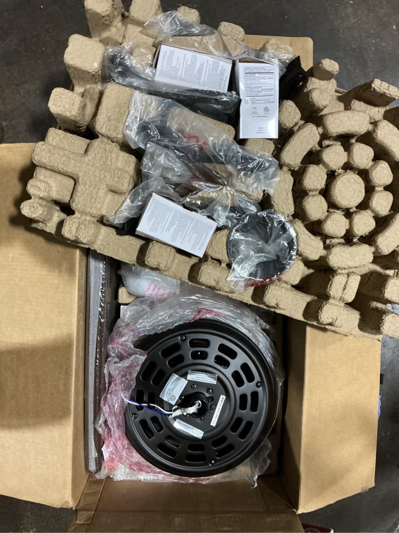 Condition photo showing Good Condition for harbor breeze notus 52-in bronze with mocha/sienna blades led indoor ceiling fan with light (5-blade)
