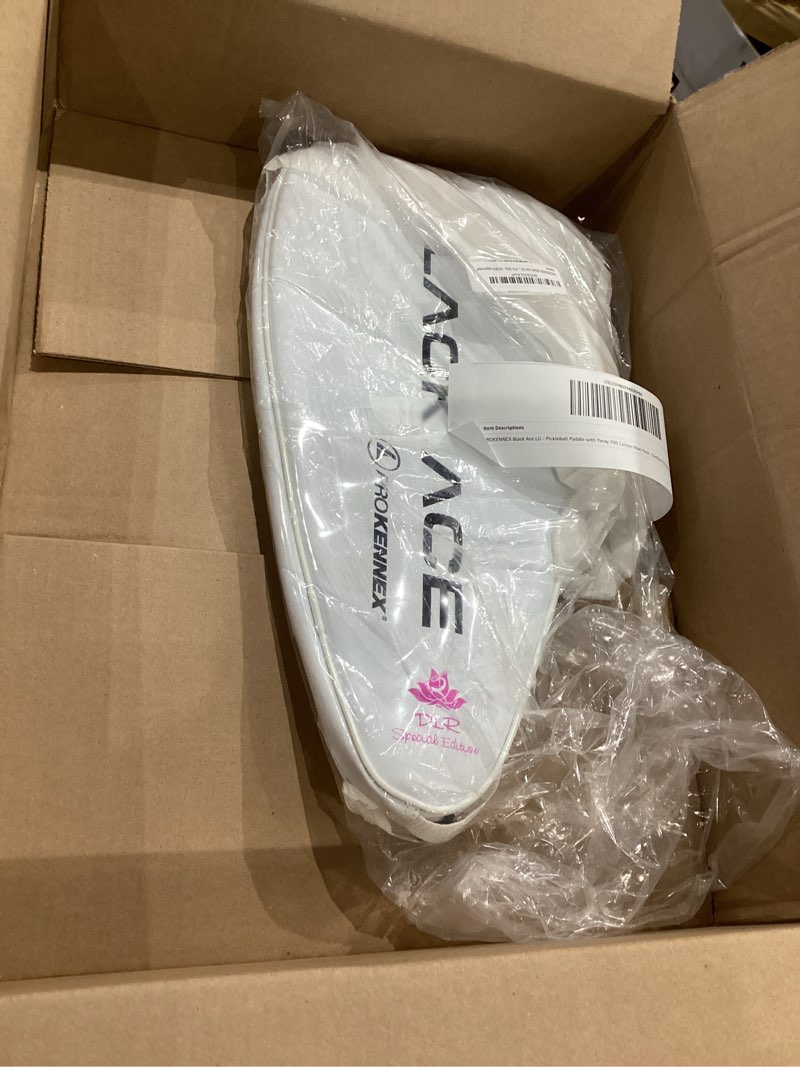Condition photo showing Good Condition for prokennex black ace lg - pickleball paddle with toray 700 carbon fiber face - comfort pro grip - usapa approved