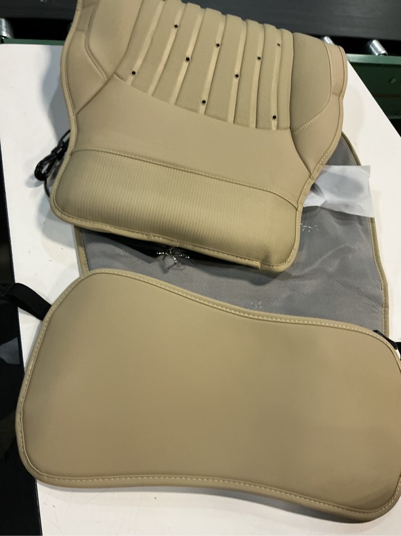 Condition photo showing Good Condition for heycool massage mat full body, back massager with heat and vibration, massage chair pad, 10 vibration motors, 2 heating levels, foldable, gifts