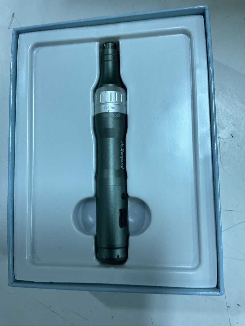 Condition photo showing Good Condition for microneedle derma roller pen for home use - microneedle skin care tool for men women home use black