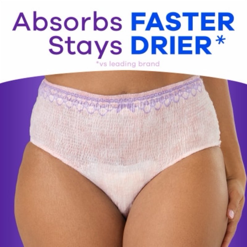 Always Discreet Adult Incontinence Underwear for Women and Postpartum Underwear, Small/Medium, 84 count
