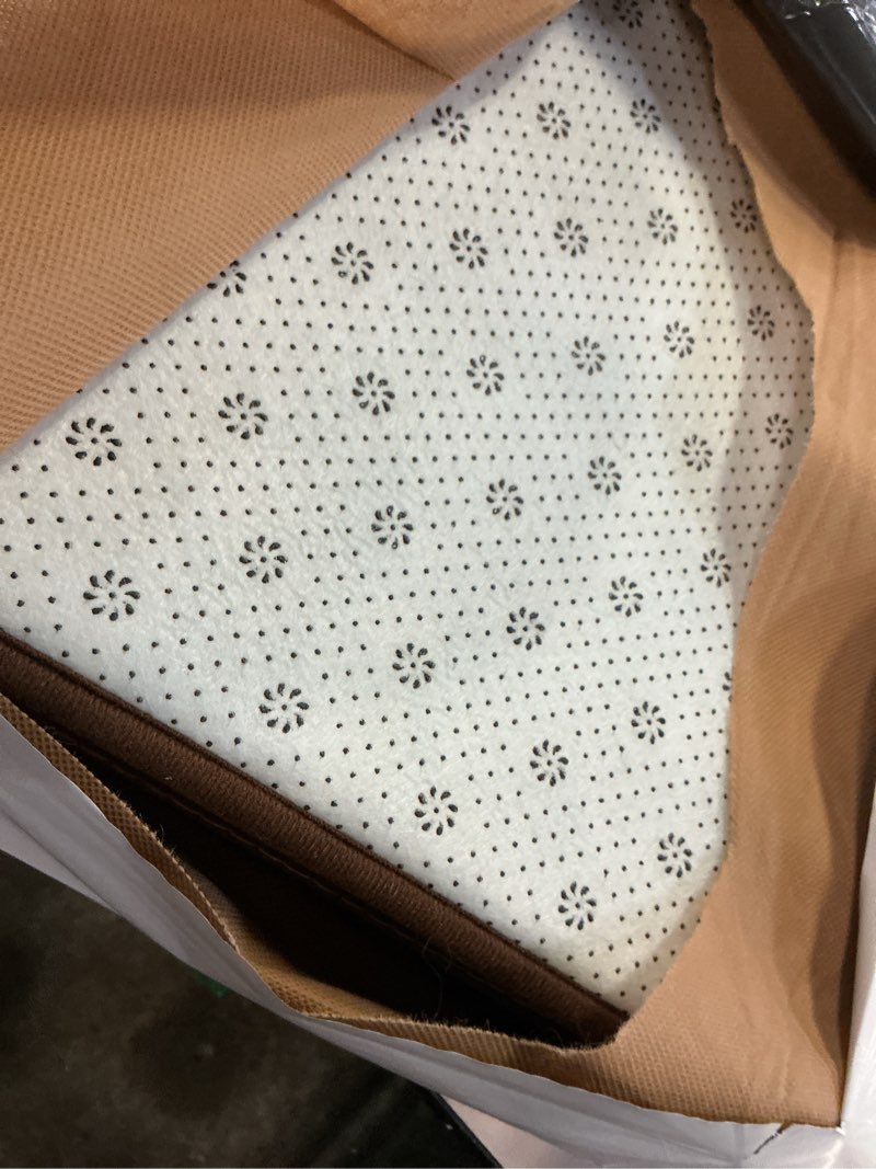 Condition photo showing Good Condition for myoyay large japanese tatami mat 71x 71in large summer breathable sleeping mat foldable rattan floor mat non-slip memory foam stitching carpet crawling mats living room bedroom playroom yoga brown