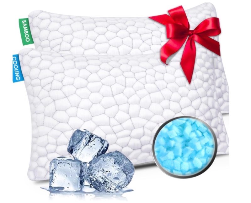 Set of 2 cooling pillows 