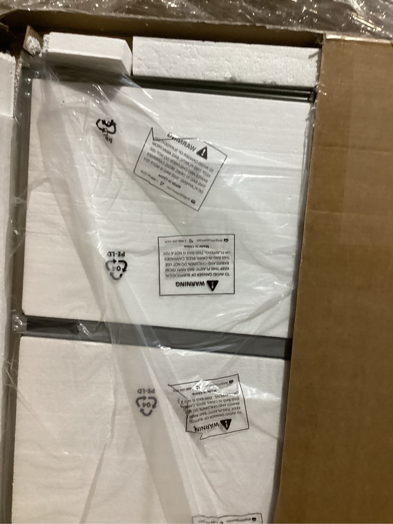 Condition photo showing Good Condition for TETOTE Brushed Nickel Bathroom Mirror 48" x 30" Beveled Frame Rectangle Bathroom Vanity Wall Mirror for Over Sink, Tempered Glass, Stronger Frame, Modern Farmhouse Bedroom, Entryway, Living Room 30"L x 48"W Brushed Nickel