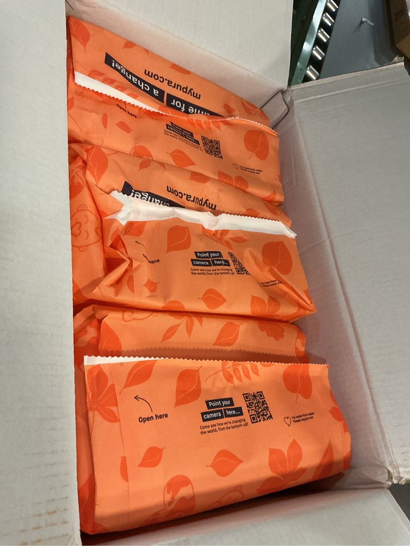 Condition photo showing New/Like New for Pura Size 6 Eco-Friendly Diapers (29+ lbs) Totally Chlorine Free (TCF),Hypoallergenic, Soft Organic Cotton, Sustainable, up to 12 Hours Leak Protection, Allergy UK, 18 Count (Pack of 6),Total-108 Size 6 108