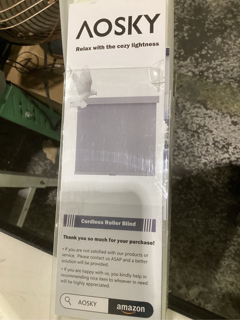 cordless blinds, size unknown