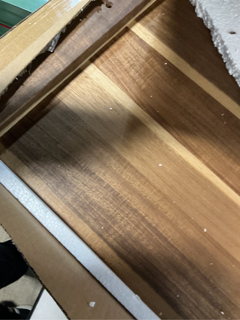 Condition photo showing Good Condition for noodle board stove cover with handles for electric, gas stove top (acacia wood) natutal acacia