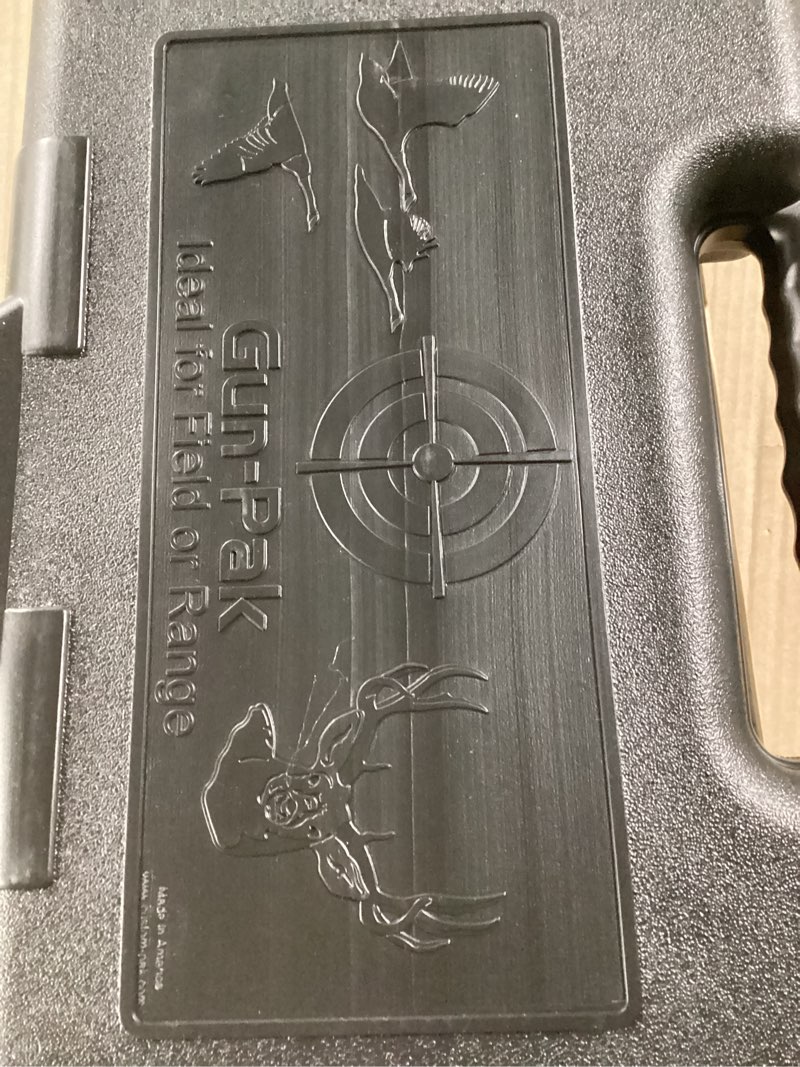 PAK Long Hard Gun Case - Weather Resistant with Foam Interior - Large Black Tactical Case with Padlock Tabs and Heavy Duty Latches - Made in USA 40 inch