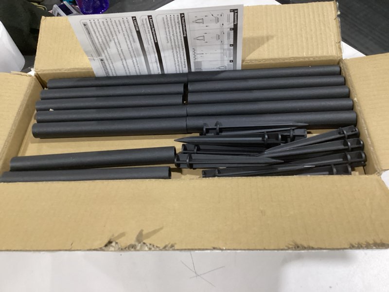 Condition photo showing Good Condition for DERAYSION 12 Pack Solar Lights Outdoor, Solar Pathway Lights Auto On/Off Waterproof Garden Landscape Lighting for Path, Yard, Walkway, Driveway Decor Warm White 12 PACK