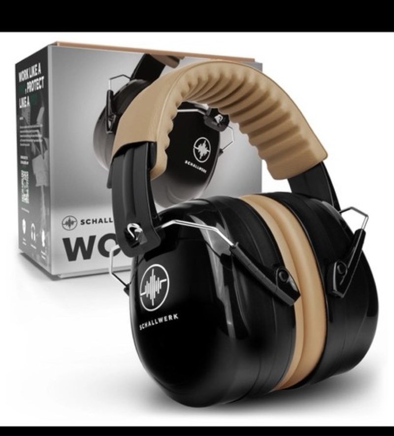 Work+ Hearing Protection Ear Muff - for noise reduction - shooting range