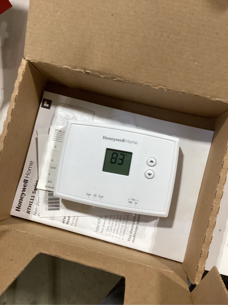Condition photo showing Good Condition for honeywell home electronic non-programmable thermostat