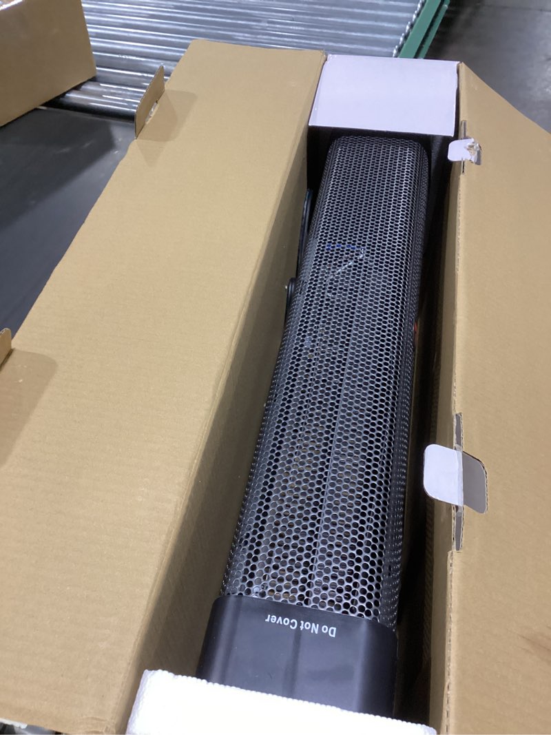 Condition photo showing New/Like New for Comfort Zone Electric Baseboard Space Heater with Adjustable Thermostat  Dent-Proof Panels  Overheat Protection  Tip-Over Switch  & Stay-Cool Body  Ideal for Home  Bedroom  & Office  1 500W  CZ600BK