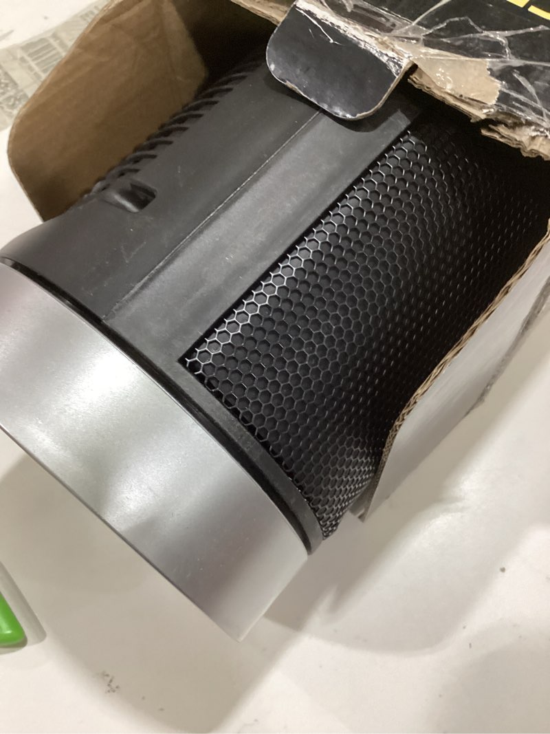 Condition photo showing As Is for Space Heater for Indoor Use with Remote - 70° Oscillating Tower Electric Heater, 24 Inchs, 12H Timer, 1500W Quiet PTC Ceramic Heating with Thermostat, Fast Safety Heat for Office, Home, Bedroom