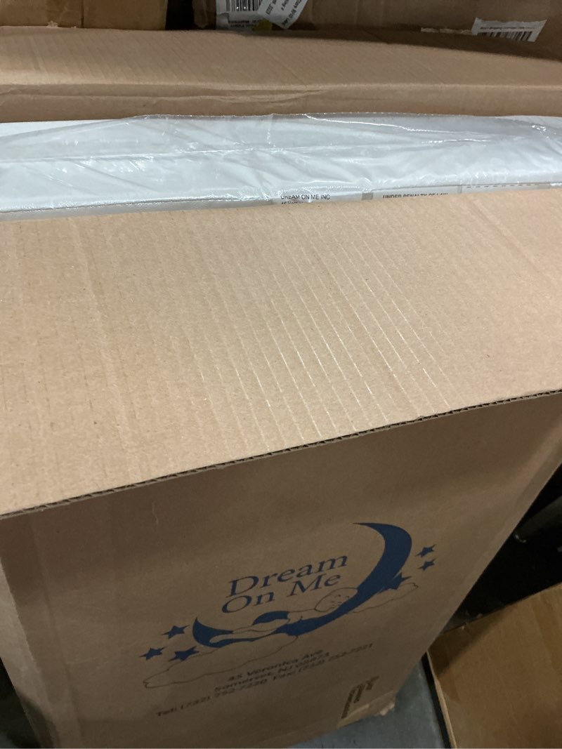Condition photo showing New/Like New for Dream On Me Honeycomb Orthopedic Firm Fiber Standard Baby Crib Mattress, Greenguard Gold and JPMA Certified, 5” Fiber Core Optimum Support, Fits Crib and Toddler Bed, Waterproof Vinyl Cover White