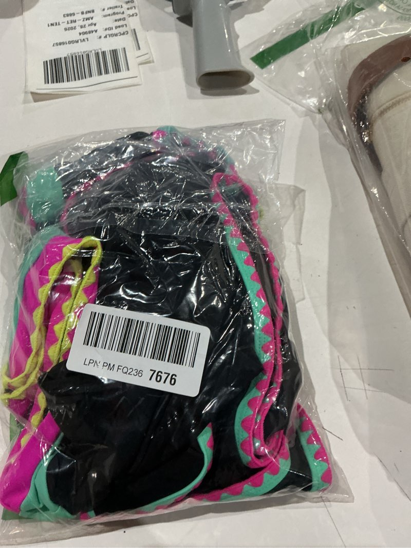 Condition photo showing Good Condition for popvil high waisted bikini sets for women tummy control swimsuits 3 piece bathing suits neon swimwear with skirt 2026 medium black