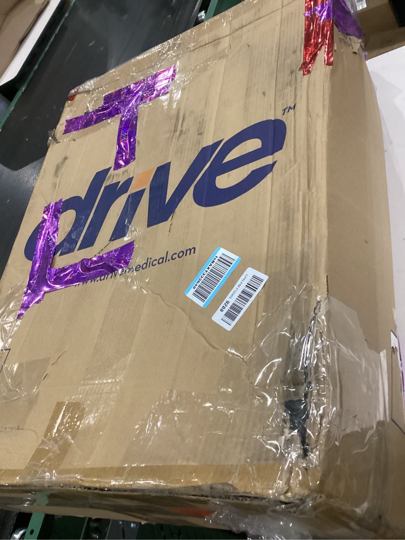 Condition photo showing As Is for Drive Medical 795BK Duet Folding Transport Wheelchair and Rollator Walker, Black