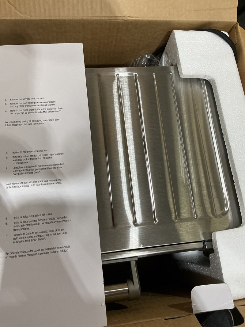 Condition photo showing Good Condition for breville mini smart oven bov450xl, brushed stainless steel