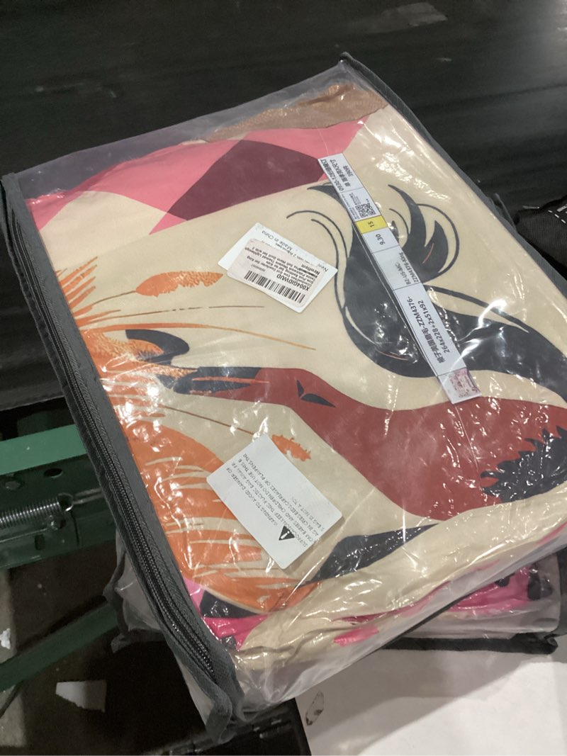 CCoutueChen Western Bedding Set King for Cowgirl Pink Room Decor, Southwestern Cowboy Horseshoe Comf