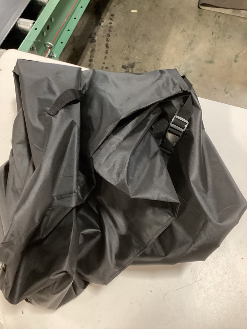 Condition photo showing As Is for bitubi outdoor refrigerator cover,mini freezer cover – waterproof, dustproof, sun-proof, 22\" w x 23\" d x 34\" h. suitable for most compact mini freezer/upright freezer on market (black)