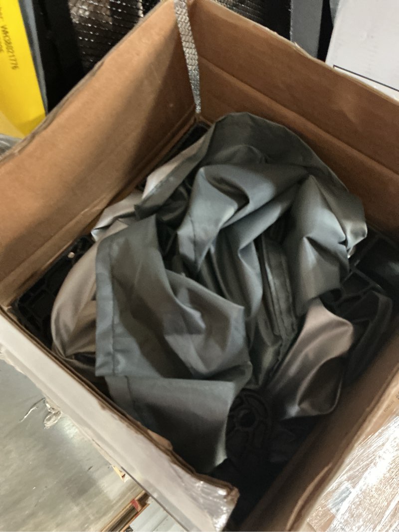 Condition photo showing As Is for 12 ft. x 12 ft. mighty shade instant canopy pop up tent with sto-n-go