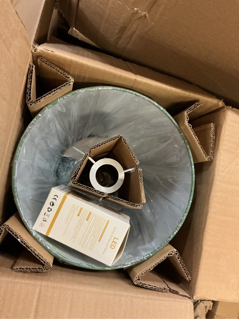 Condition photo showing Good Condition for LED Dimming Table Lamps Creative Romantic Bedroom Bedside Table Desk Lamp,E27 Fabric Resin Desk lamp Modern Living Room Art Decorative Table lamp(Color:Blue) Lofty Ambition