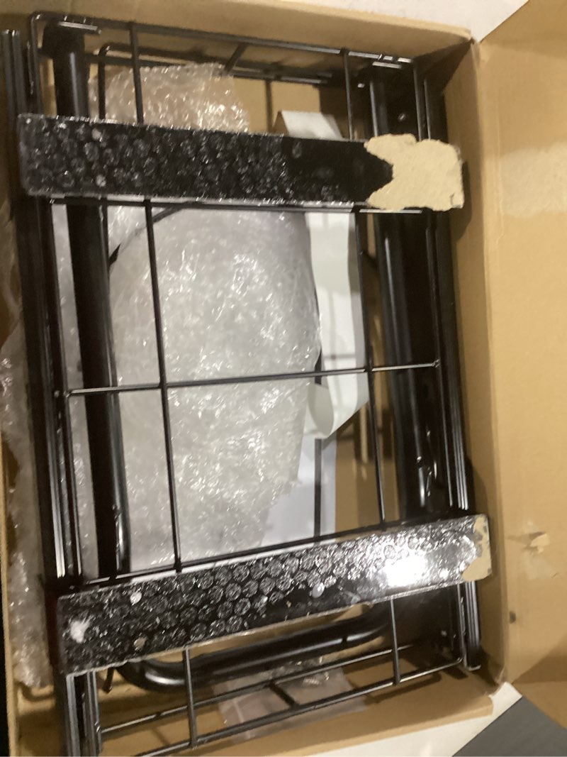 Condition photo showing As Is for ANASTA Under Sink Trash Can Pull Out Trash Hidden for 30-50 Qt 7-13 Gallon Garbage Can Under 13" Wx19 Dx17 H Cabinet, Black Pull Out Kit with Full Extension Slide for Kitchen and Bathroom, No Bin DarkBlack NoCan-v3.0