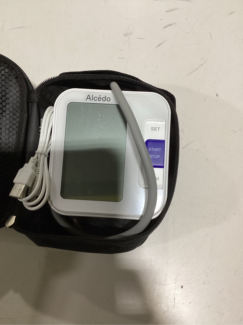Condition photo showing Good Condition for Alcedo Blood Pressure Monitor for Home Use, Automatic Digital BP Machine with Large Cuff for Upper Arm, LCD Screen, 2x120 Memory, Talking Function Large Screen