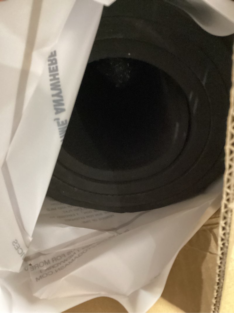 Condition photo showing Good Condition for Hatha Yoga Large TPE Yoga Mat 6'x4'x1/2" Extra Thick Non-Slip Exercise Mat - for Yoga Pilates & Home Gym Workouts Black