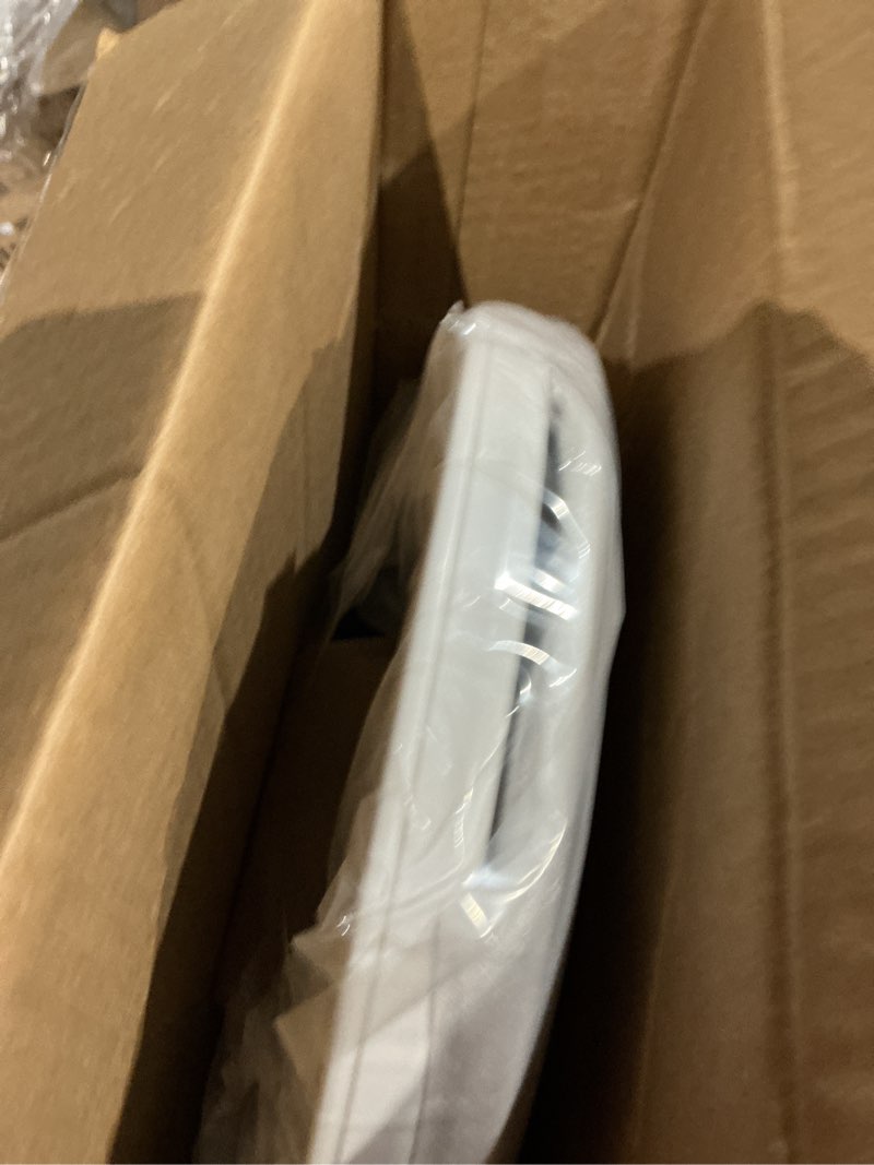 Condition photo showing As Is for clirass elongated bidet toilet seat with quiet-close, non-electric bidet mode with dual nozzles, fit elongated toilet seat, adjustable water pressure with brass inlet (elongated) oval