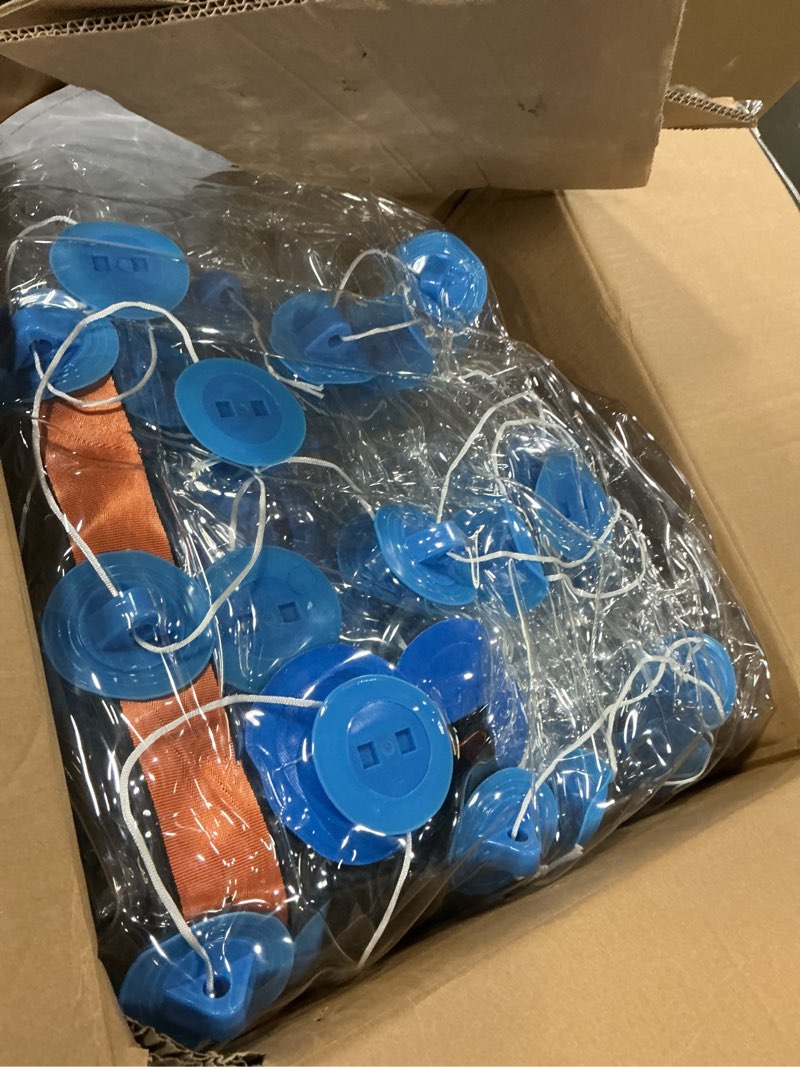 Condition photo showing Good Condition for VEVOR Inflatable Bumper Ball? 2 Packs; 2FT/3FT/4FT/5FT Body Size Adult Human Bubble Ball?, Bumper Bubble Soccer Ball? for Teens/Adults 4FT Blue+Red Dot