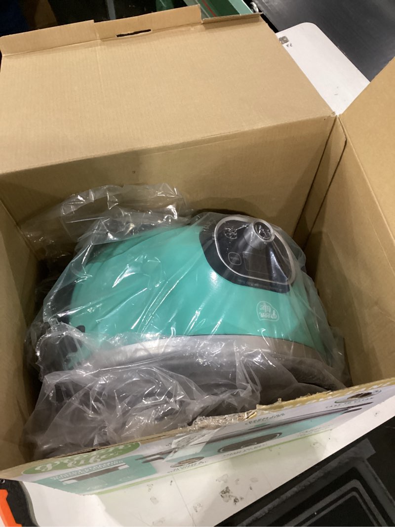 Condition photo showing Good Condition for GreenLife 6QT Ceramic Slow Cooker, PFAS-Free, Programmable, Removable Healthy Nonstick Pot for Family Meals, Sear on Stovetop, Keep Warm, Digital Timer, Dishwasher Safe Crock, Turquoise 6 Quarts Turquoise