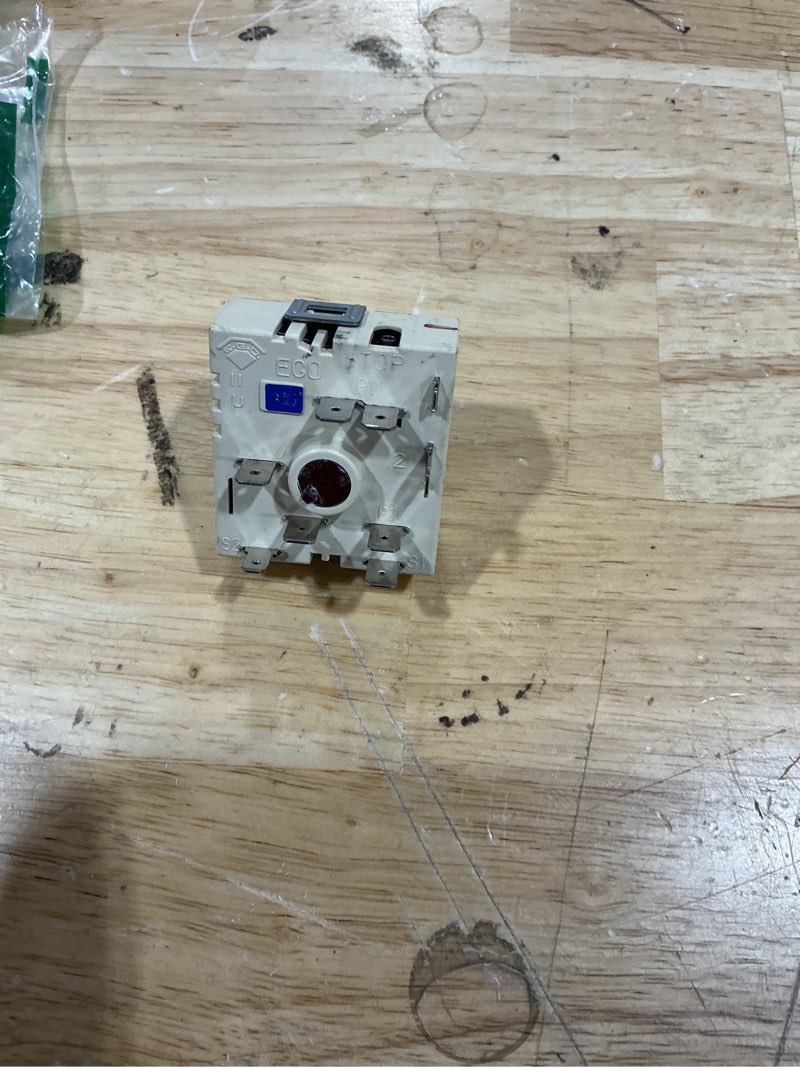 Condition photo showing As Is for burner eye switch control for  electric range