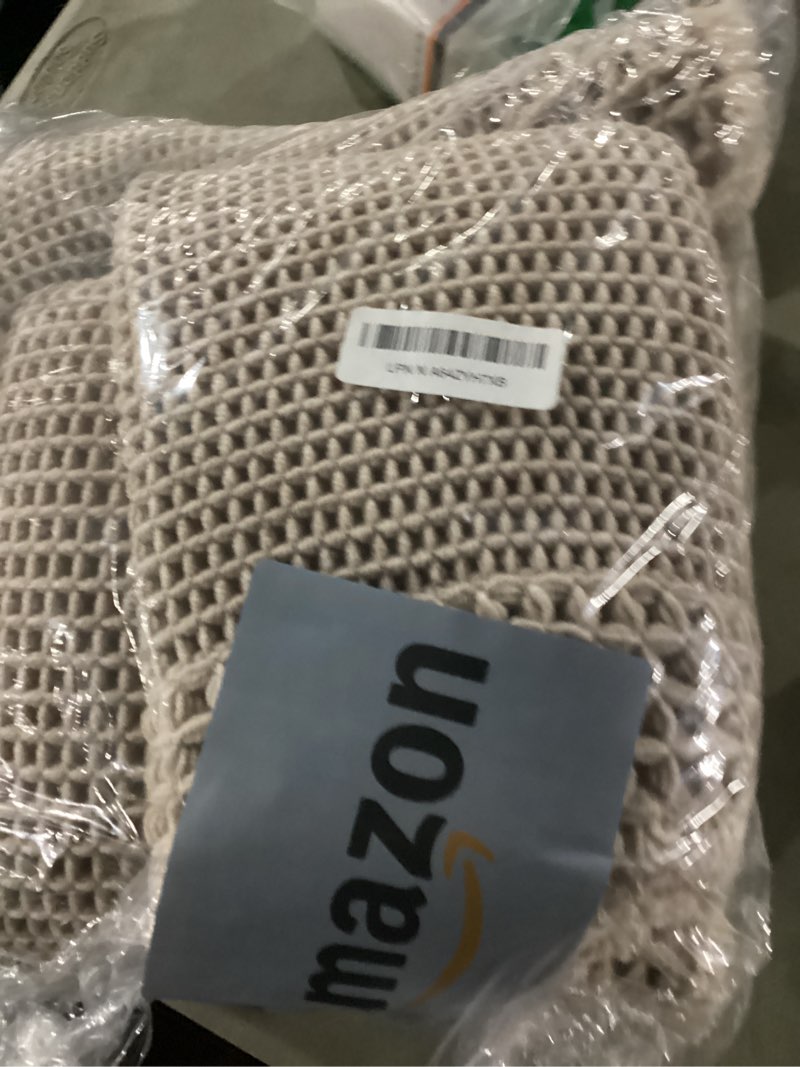 Condition photo showing New/Like New for RESARE Waffle Bathroom Runner Rugs, Super Absorbent Bath Mat Non Slip Washable Quick Dry, Upgraded Ultra Soft Boho Bath Rugs with Tassels for Hallway Bedroom Laundry Room, 2'x4'(24"x48"), Pale Beige 2'x4' Pale Beige